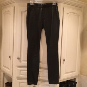 Pleather black SL8 jeggings 28